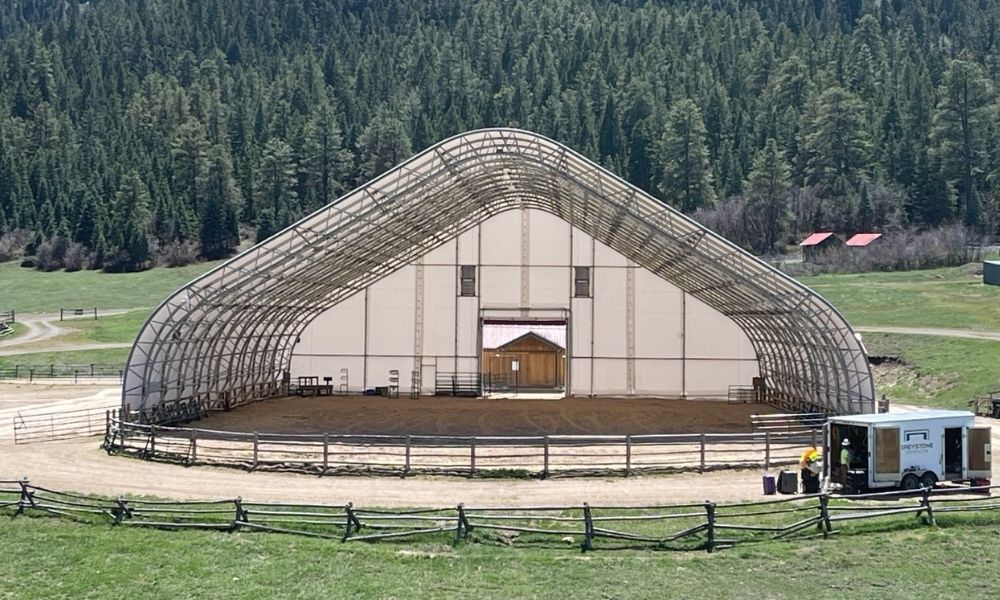 equestrian building alaska britespan building