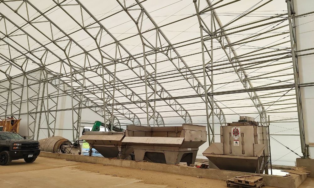 agricultural storage shed california britespan building