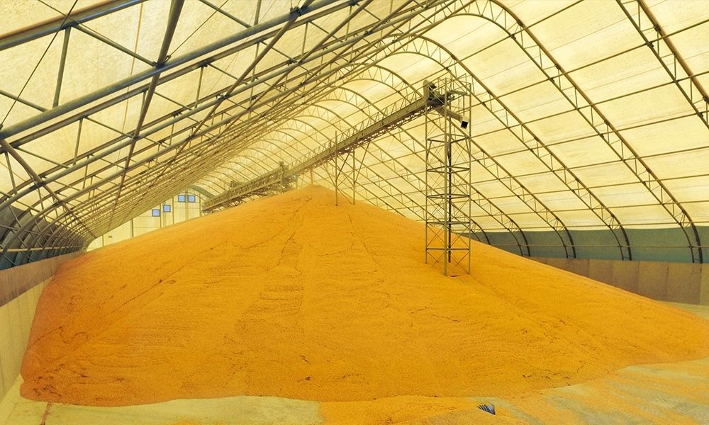 grain bin storage shed california britespan building