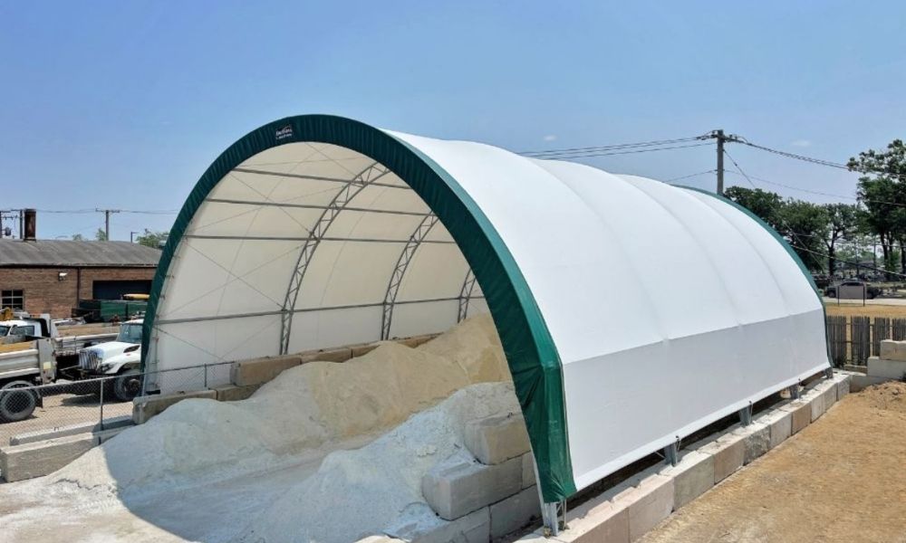 salt storage dome georgia britespan buildings