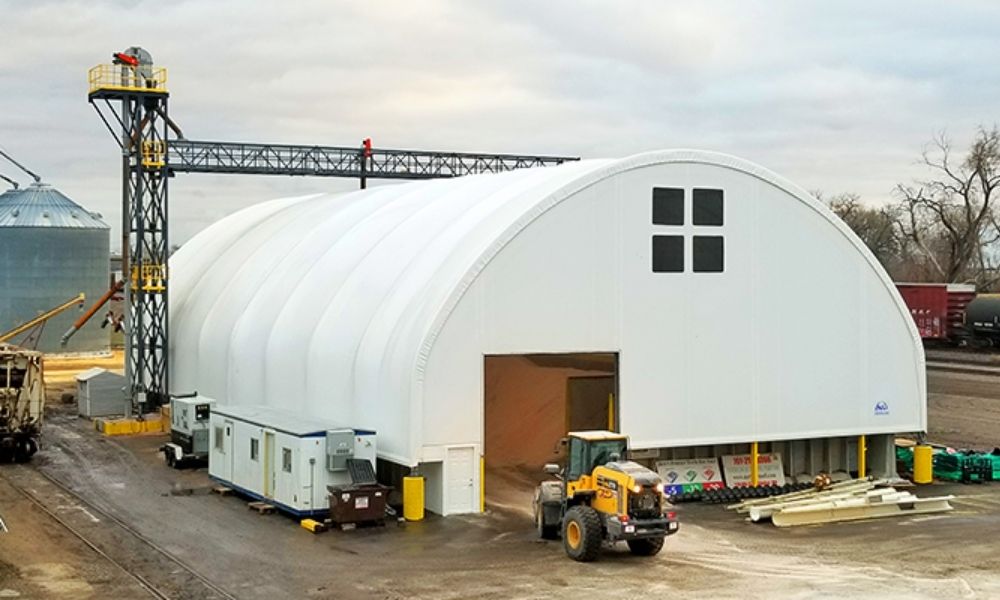 distribution center construction idaho britespan building