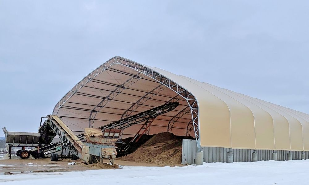 large compost building louisiana britespan buildings
