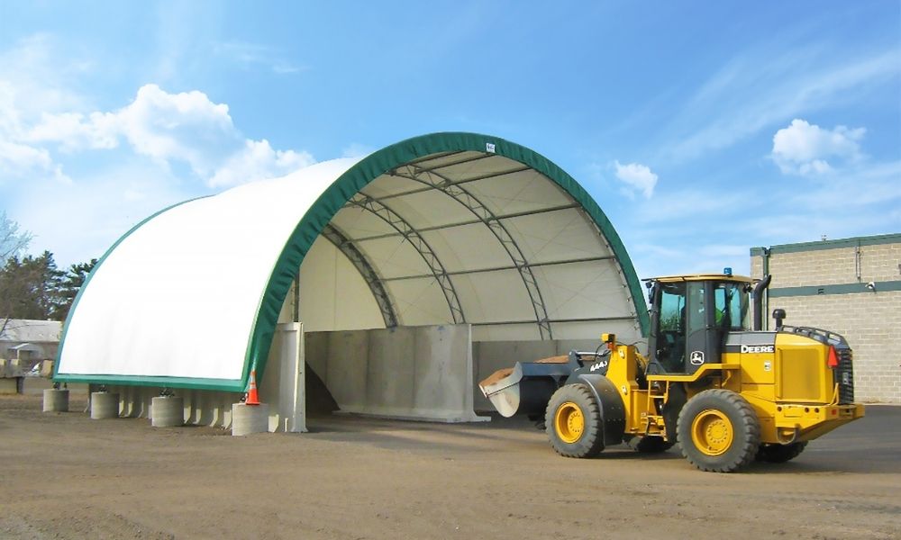salt sand storage buildings maine britespan buildings