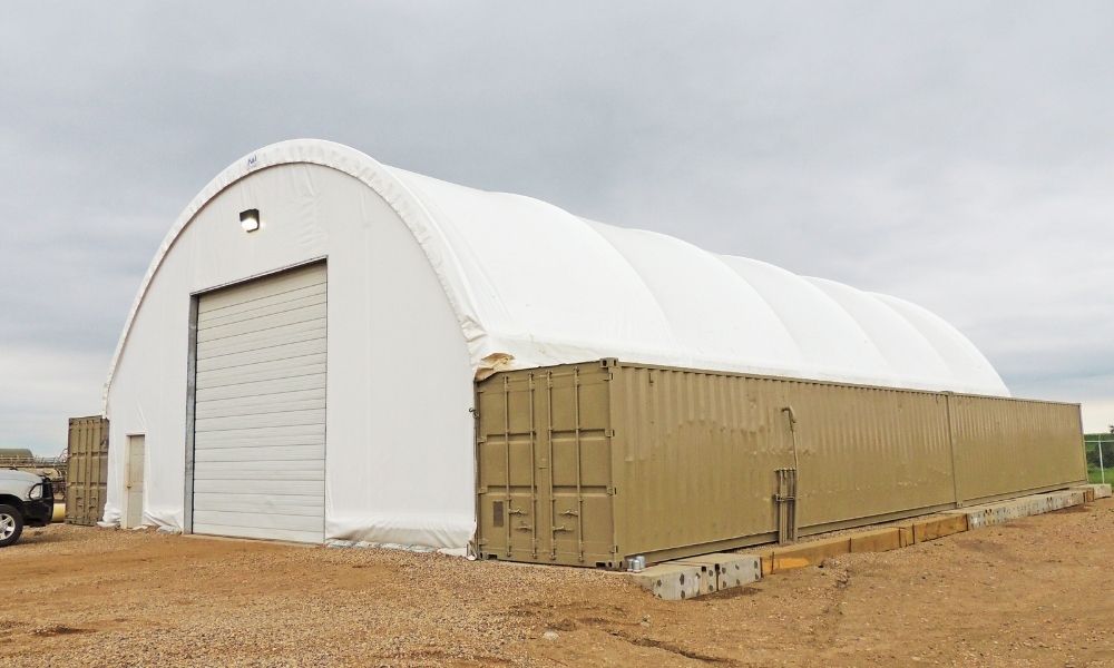 storage container buildings nebraska britespan buildings