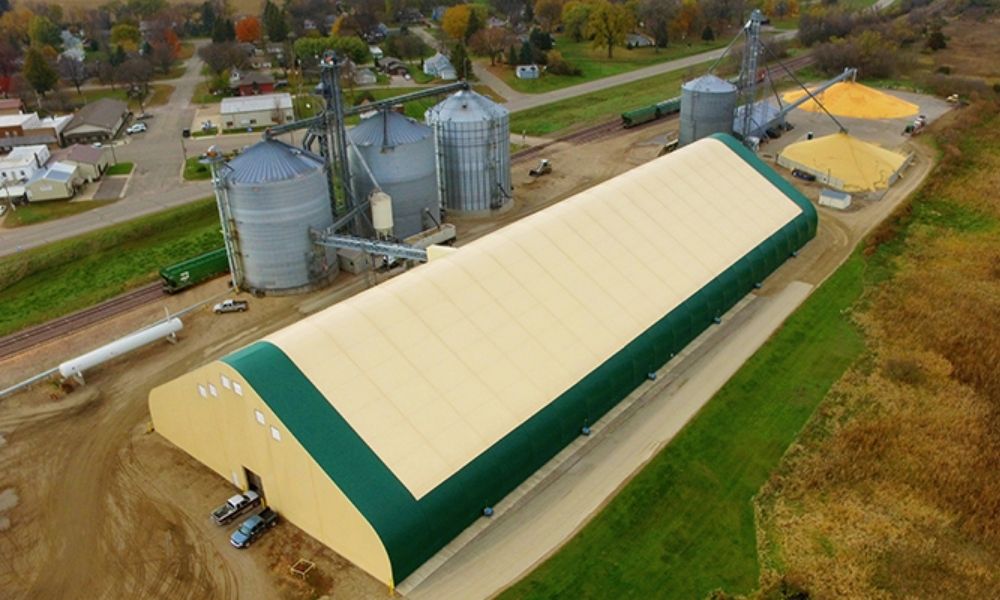 flat grain storage building rhode island britespan building