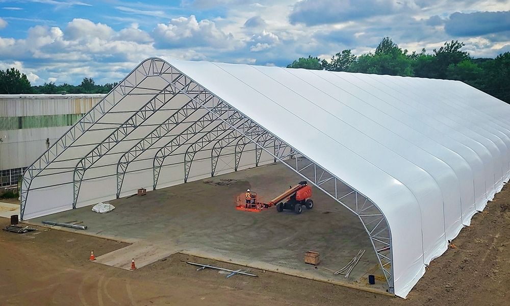 fabric hangar west virginia britespan fabric covered building