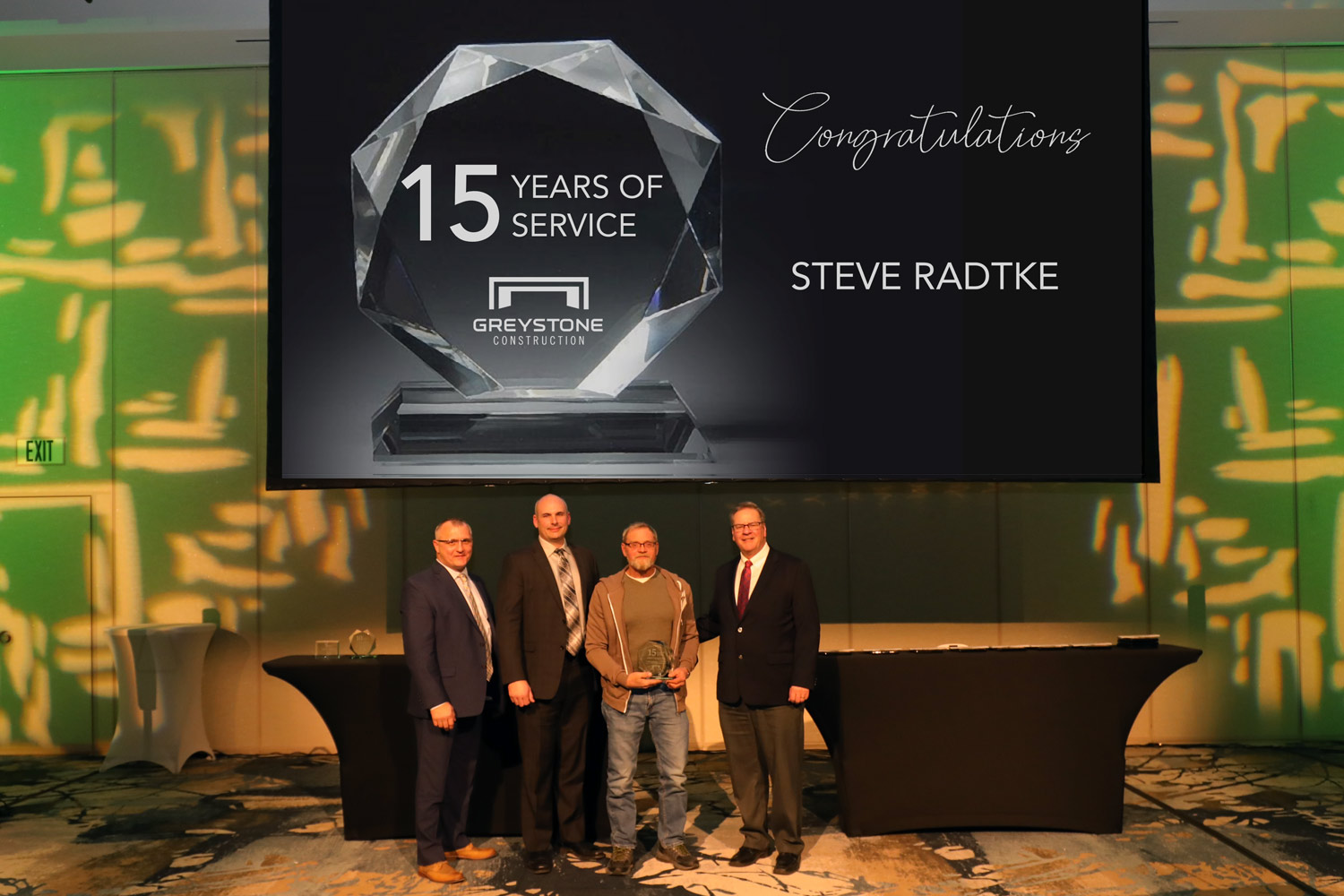 15 years of service