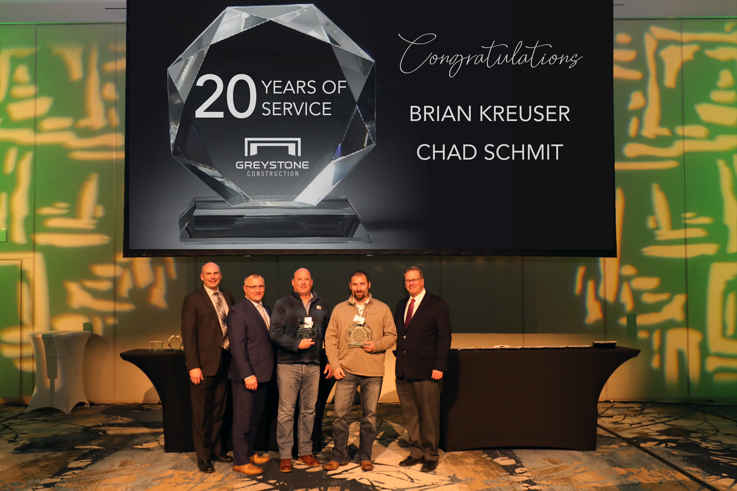 20 years of service