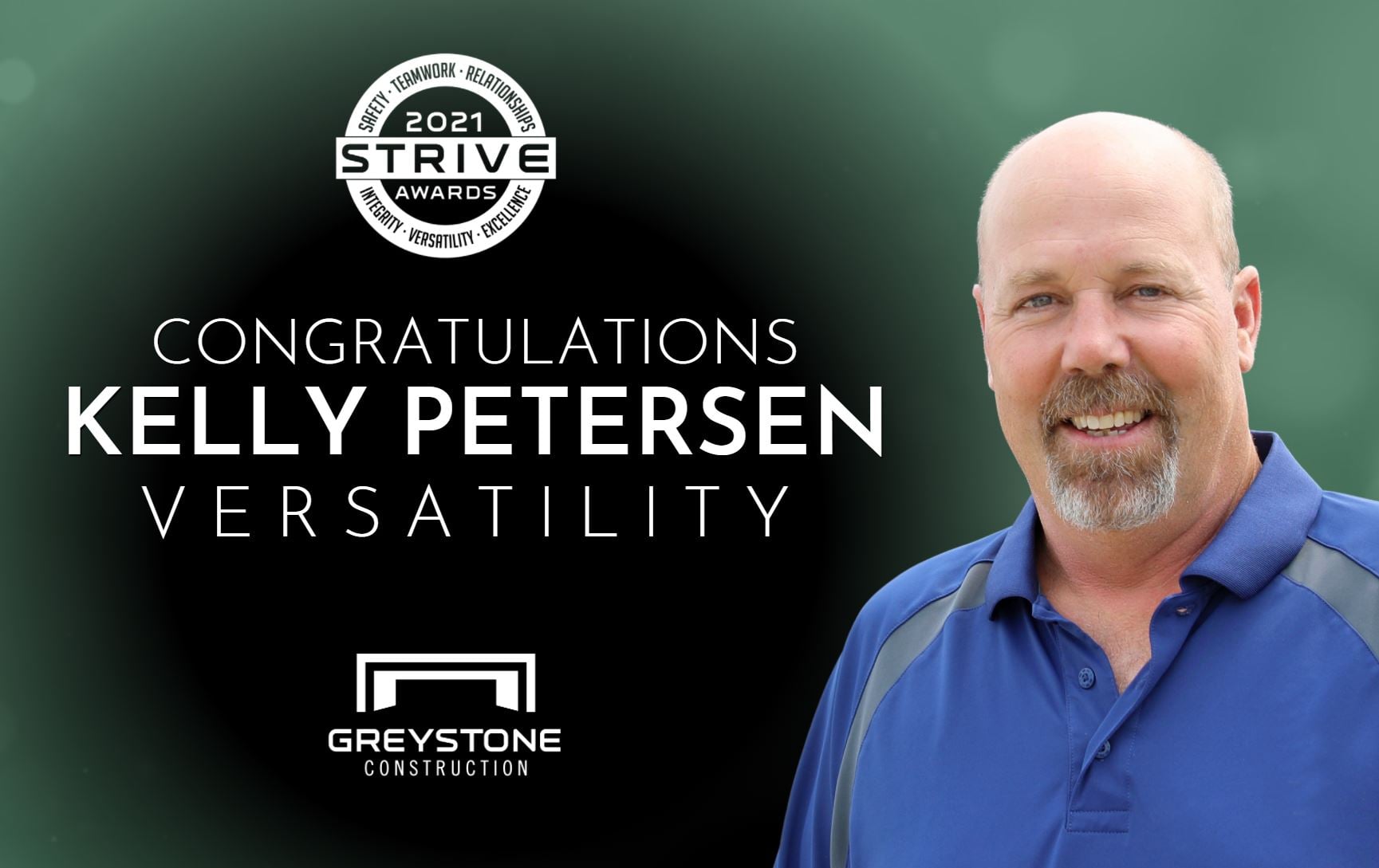 2021 STRIVE Award - Versatility - Kelly Petersen