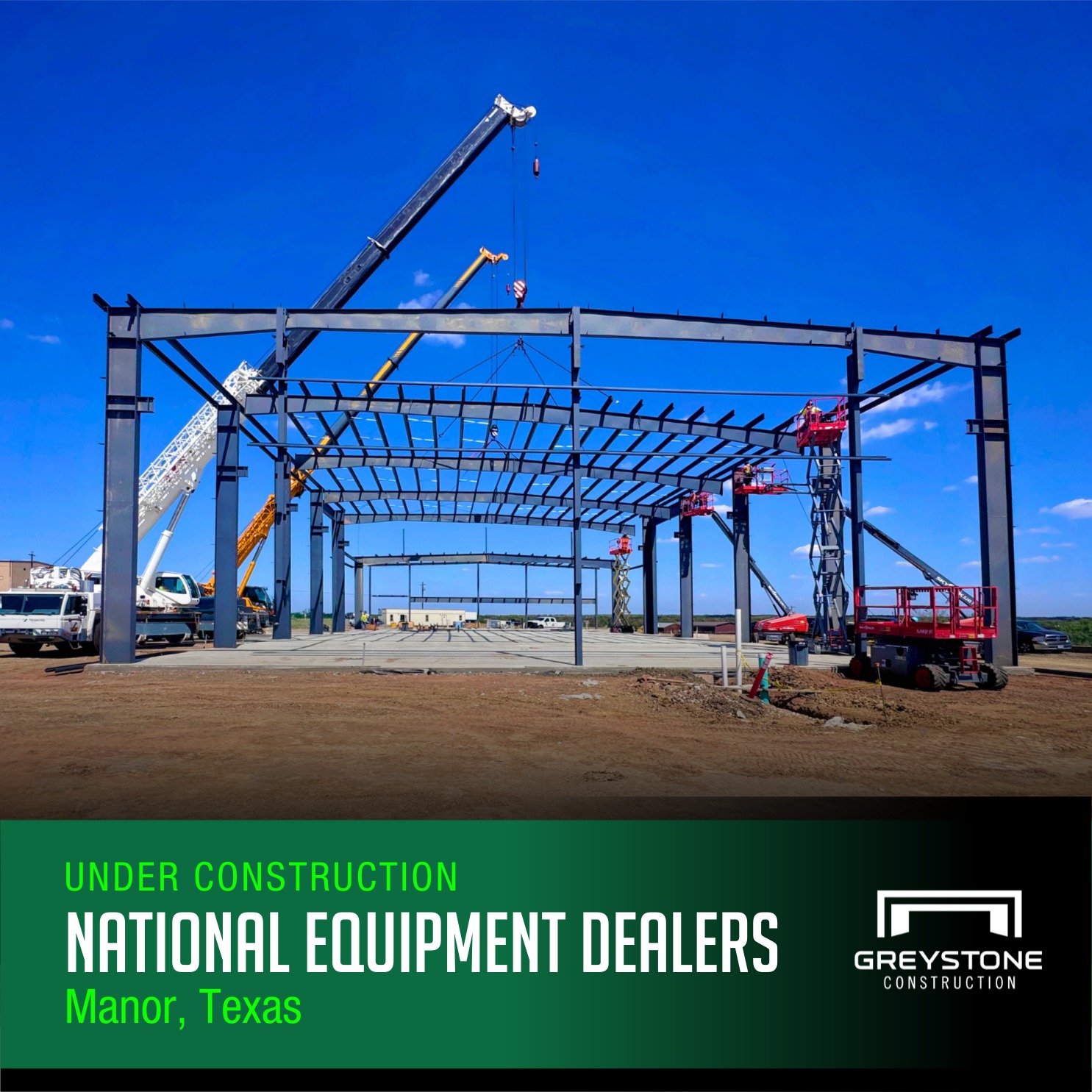 National Equipment Dealers Expansion Manor Texas