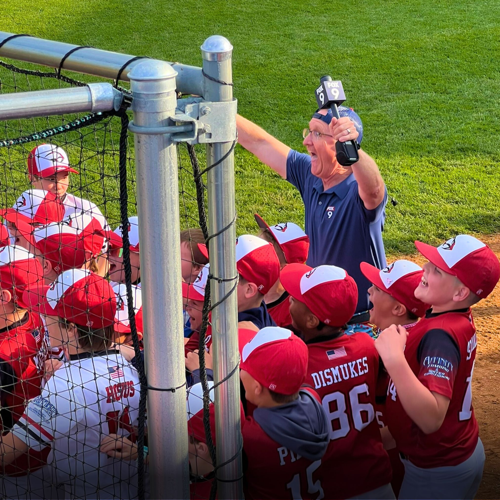 Building Communities Fox 9 Interview at Joe Schleper Stadium