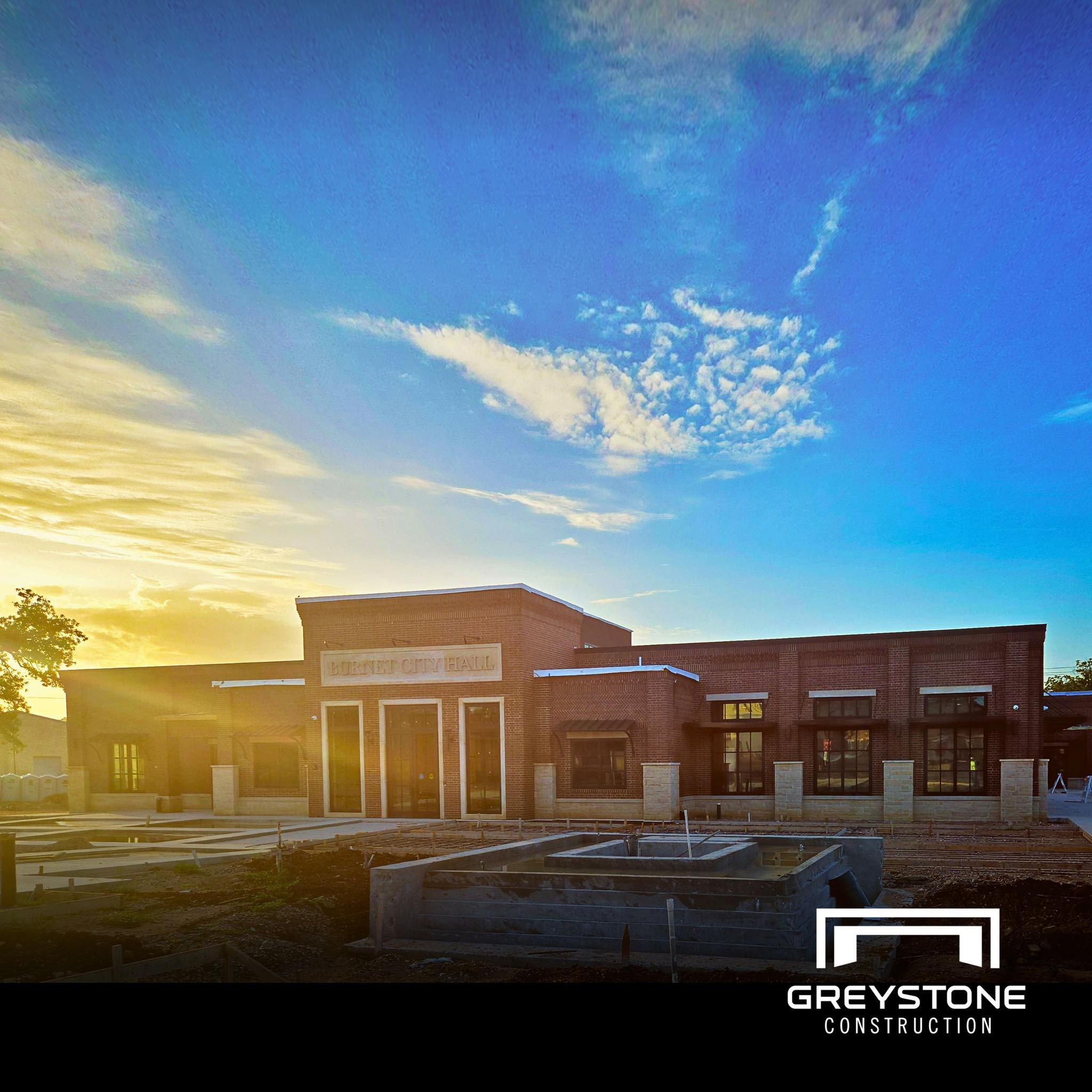 Burnet Texas City Hall Construction