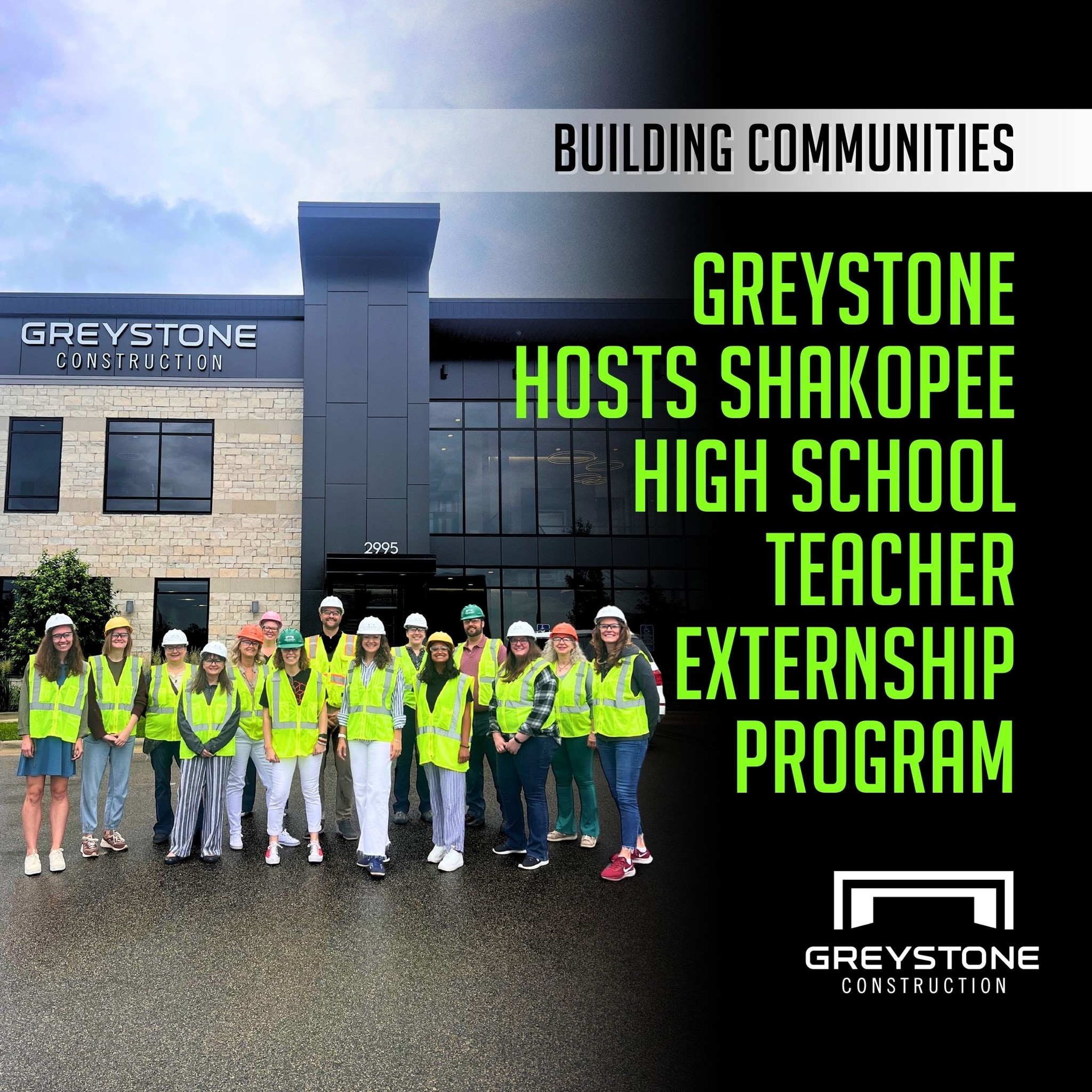 Greystone Hosts Shakopee High School Teacher Externship Program