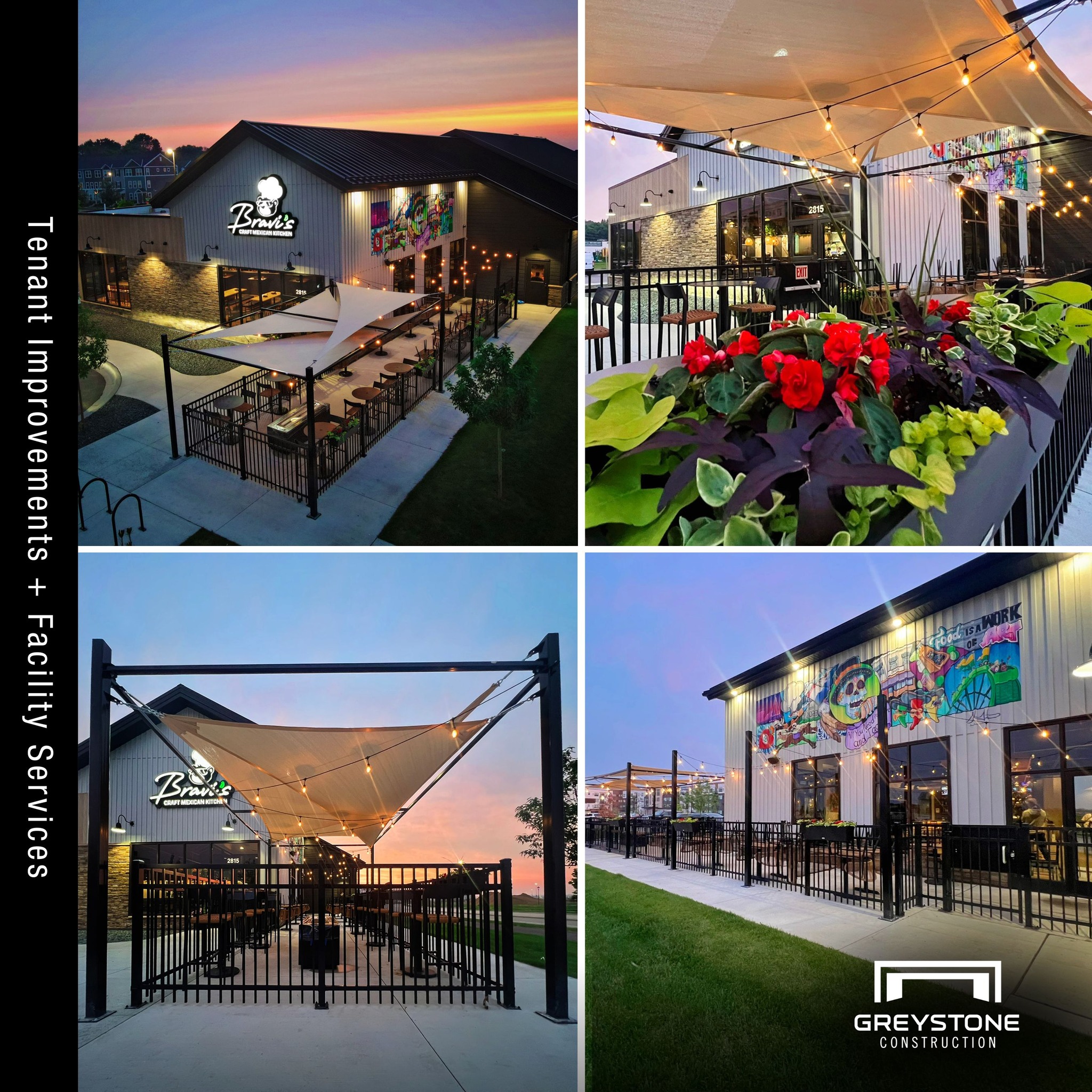 Tenant Improvements and Facility Services Upgrade Bravis Patio