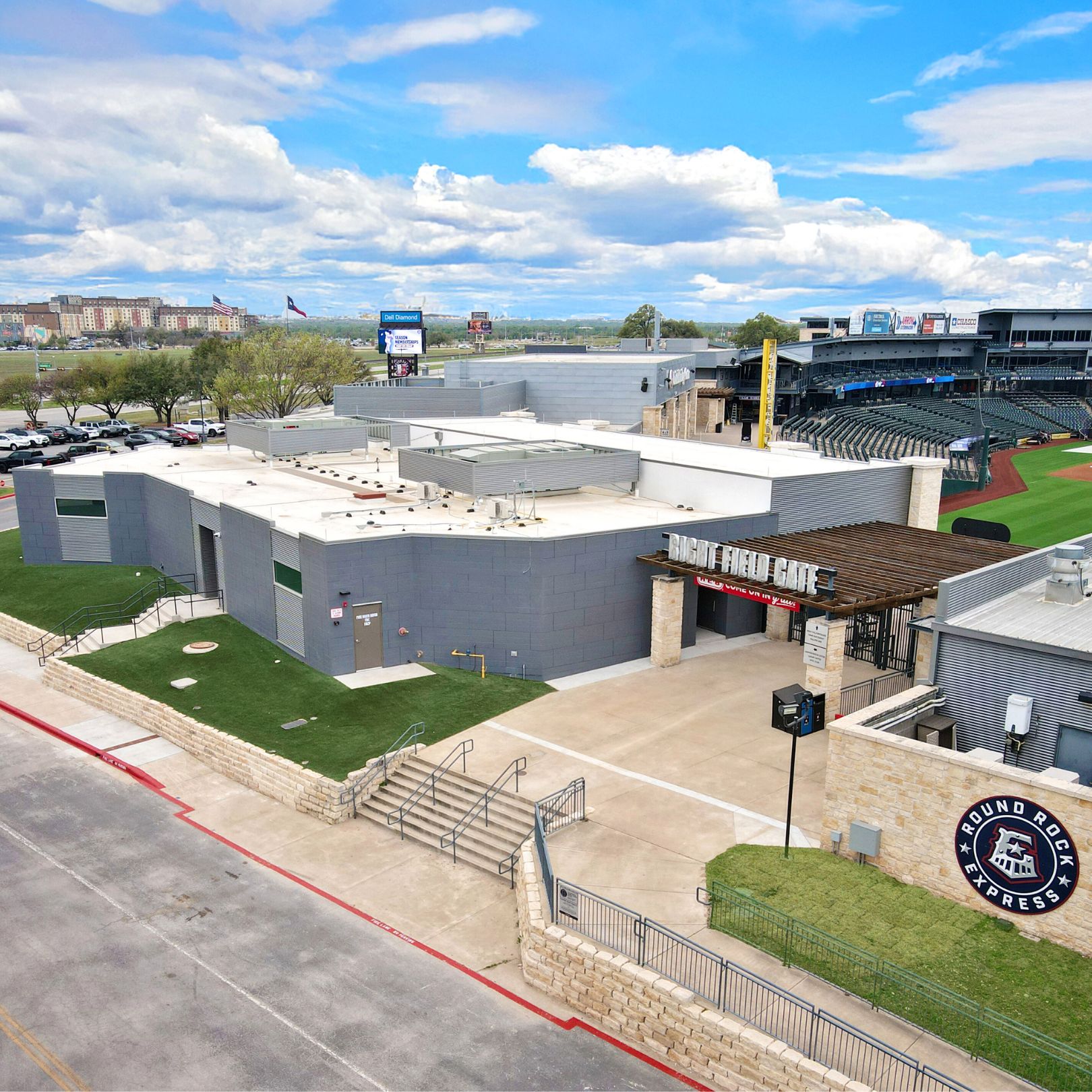 Dell Diamond Visitors Clubhouse Complete in Round Rock Texas