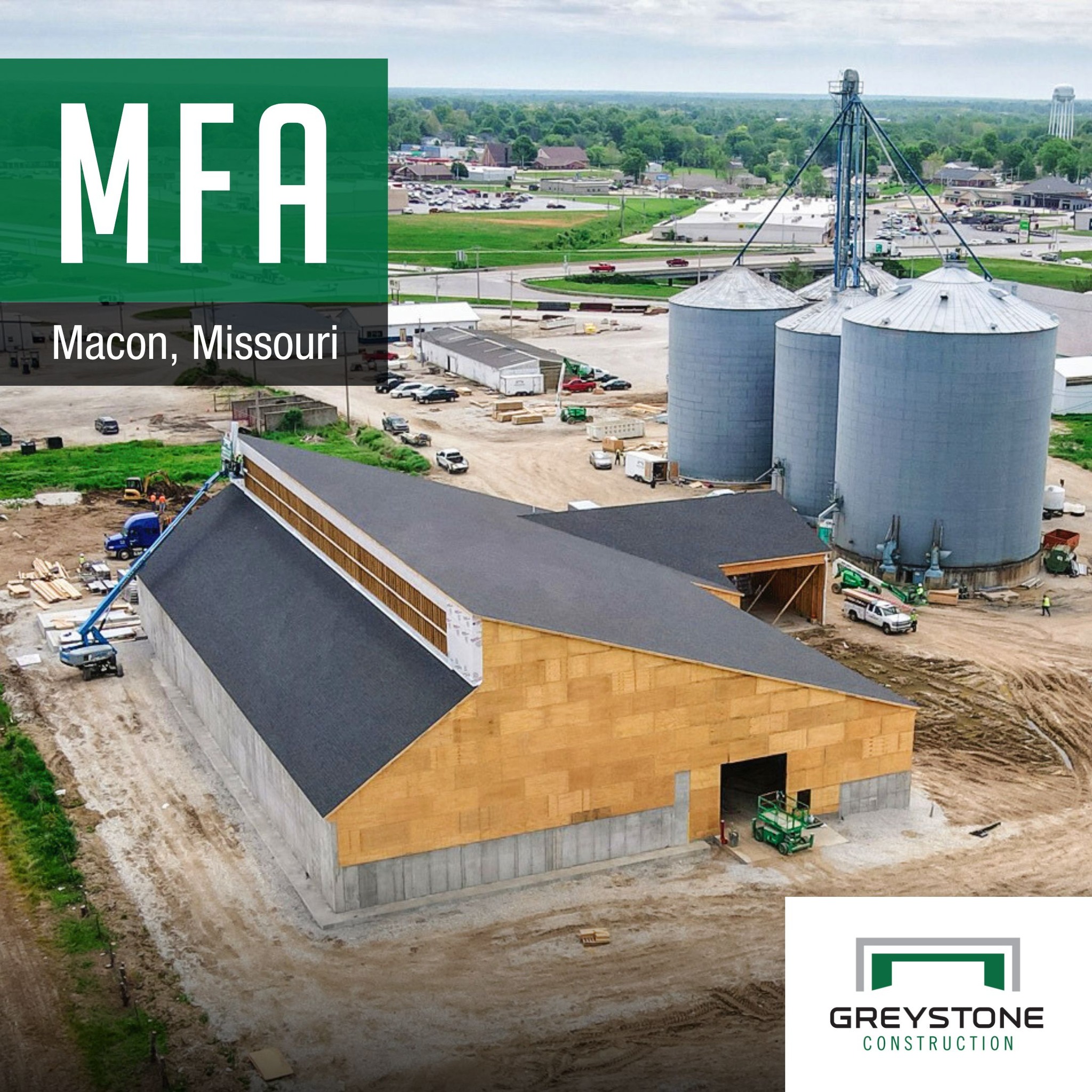Progress in Macon Missouri Dry Fertilizer Building