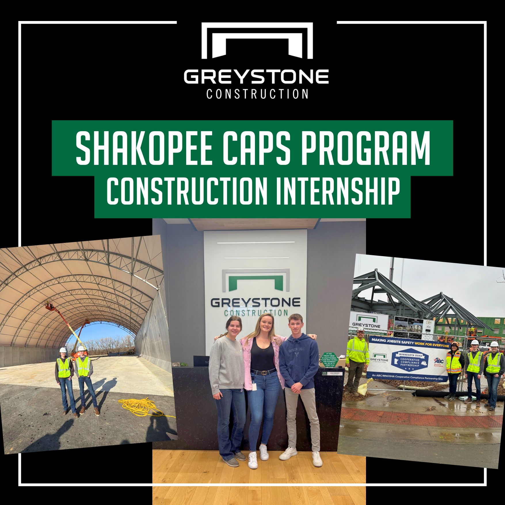 Shakopee CAPS Internship with Greystone Construction