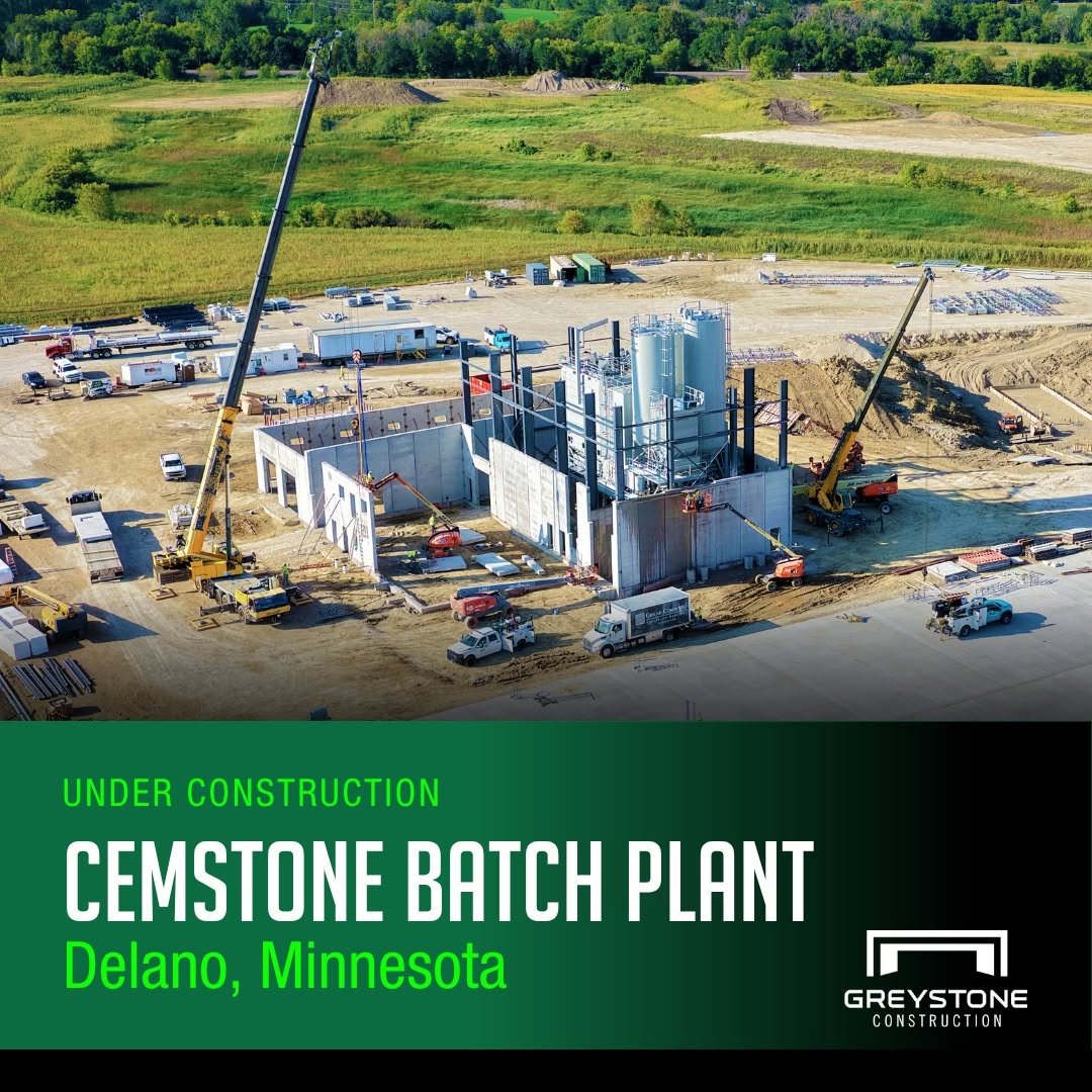 Cemstone Concrete Batch Plant Progress Delano Minnesota