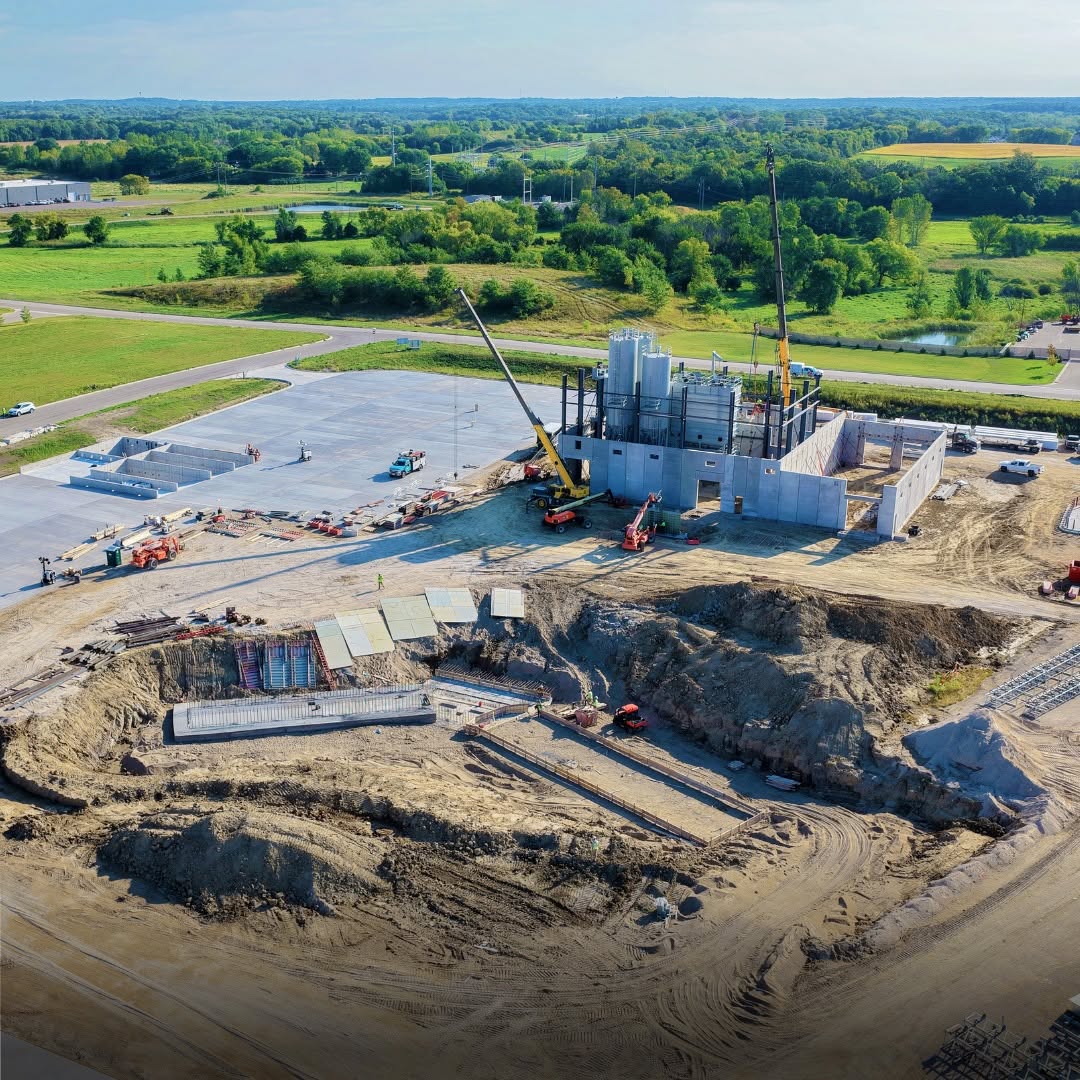 Cemstone Concrete Batch Plant Progress Delano Minnesota