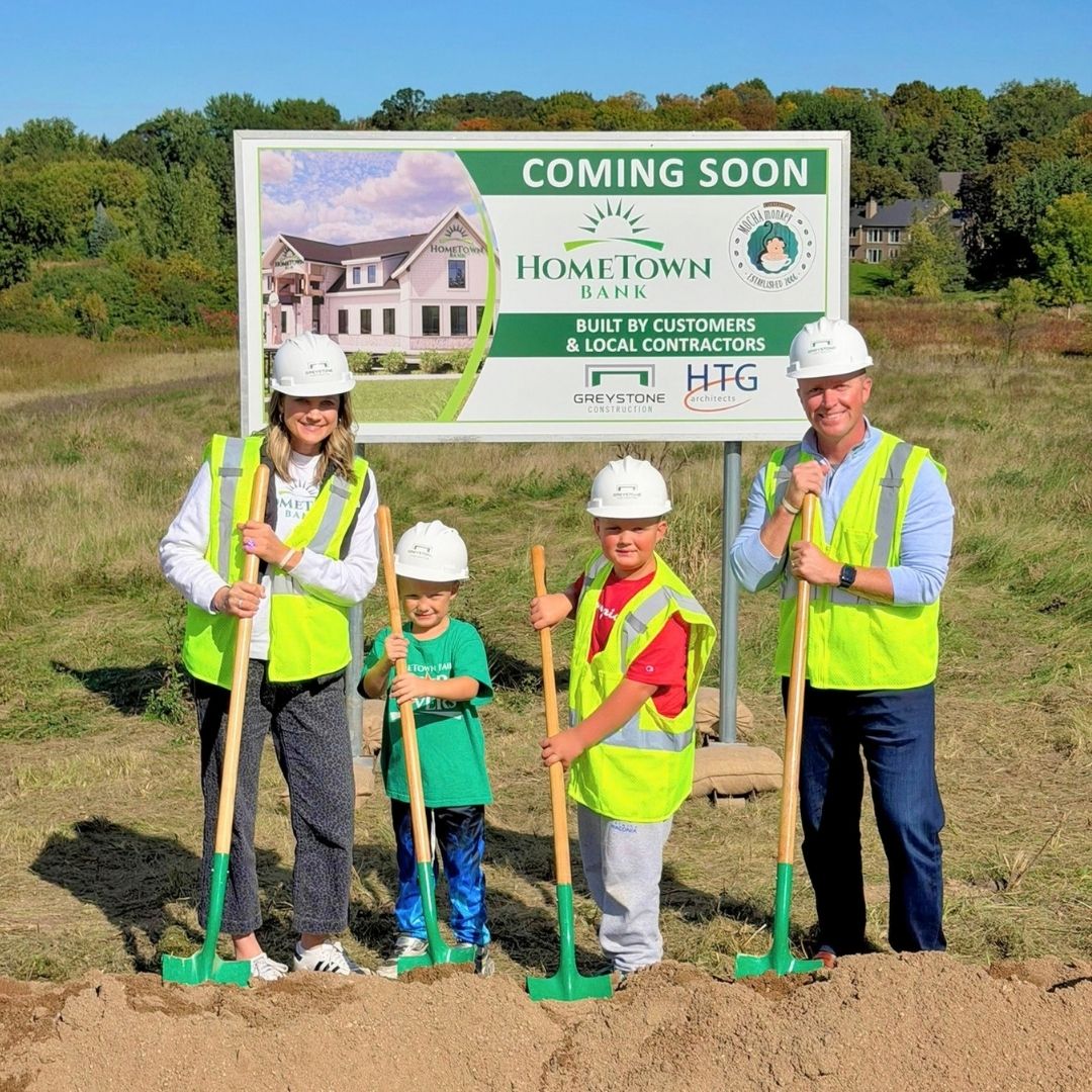 HomeTown Bank Construction Groundbreaking