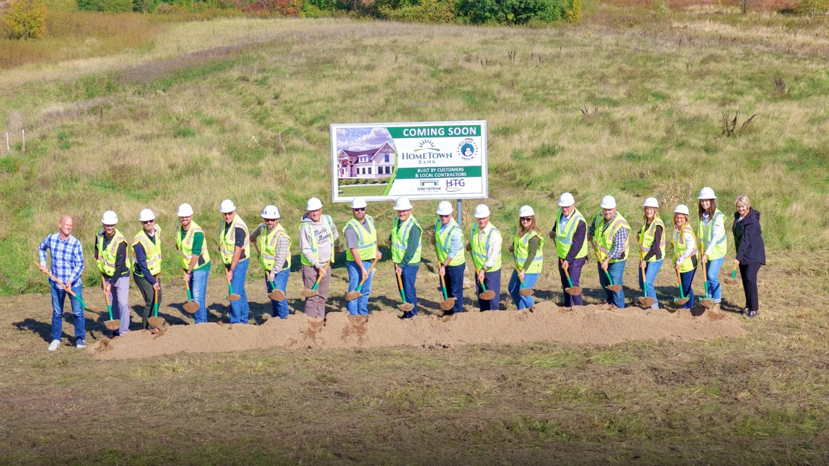 HomeTown Bank Construction Groundbreaking