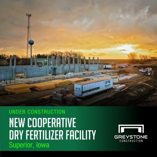 New Cooperative Dry Fertilizer Facility Under Construction