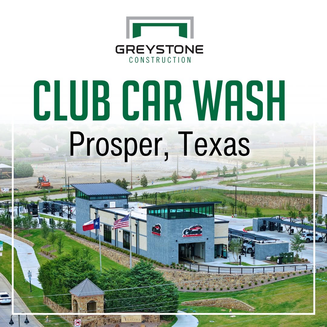 Prosper Club Car Wash Builders Texas