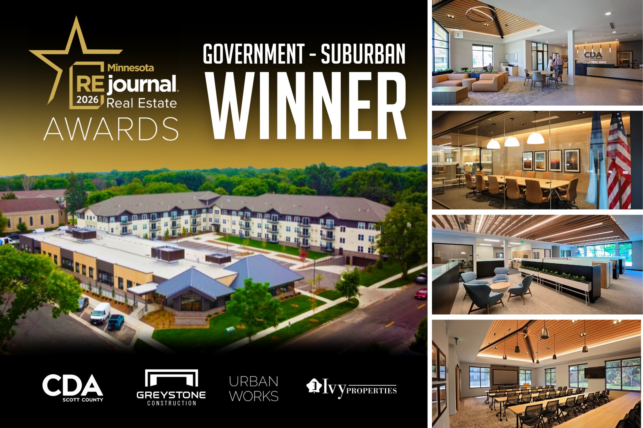 Scott County CDA Office Building MN Real Estate Award