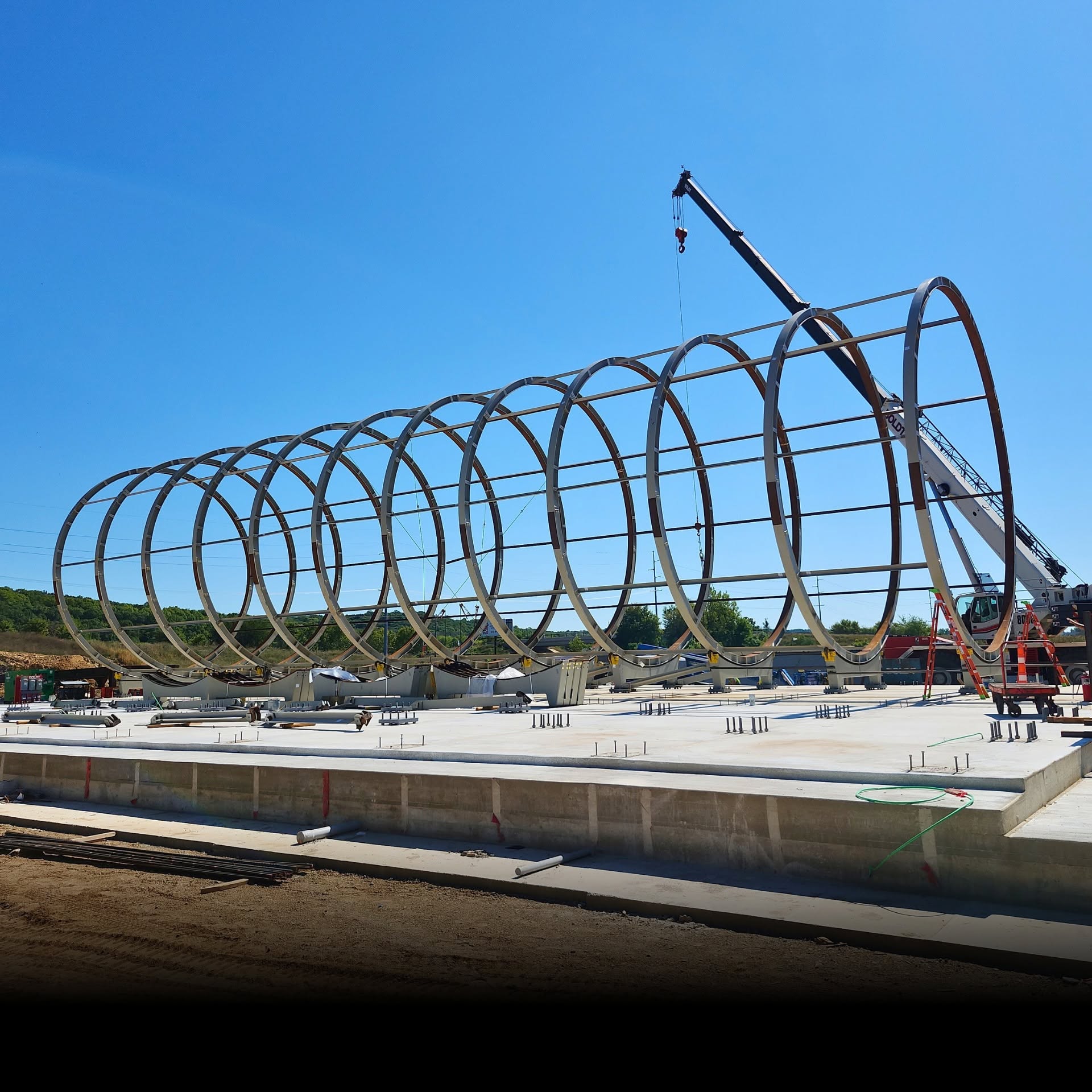 Dem-Con Digester Facility Industrial Construction Progress