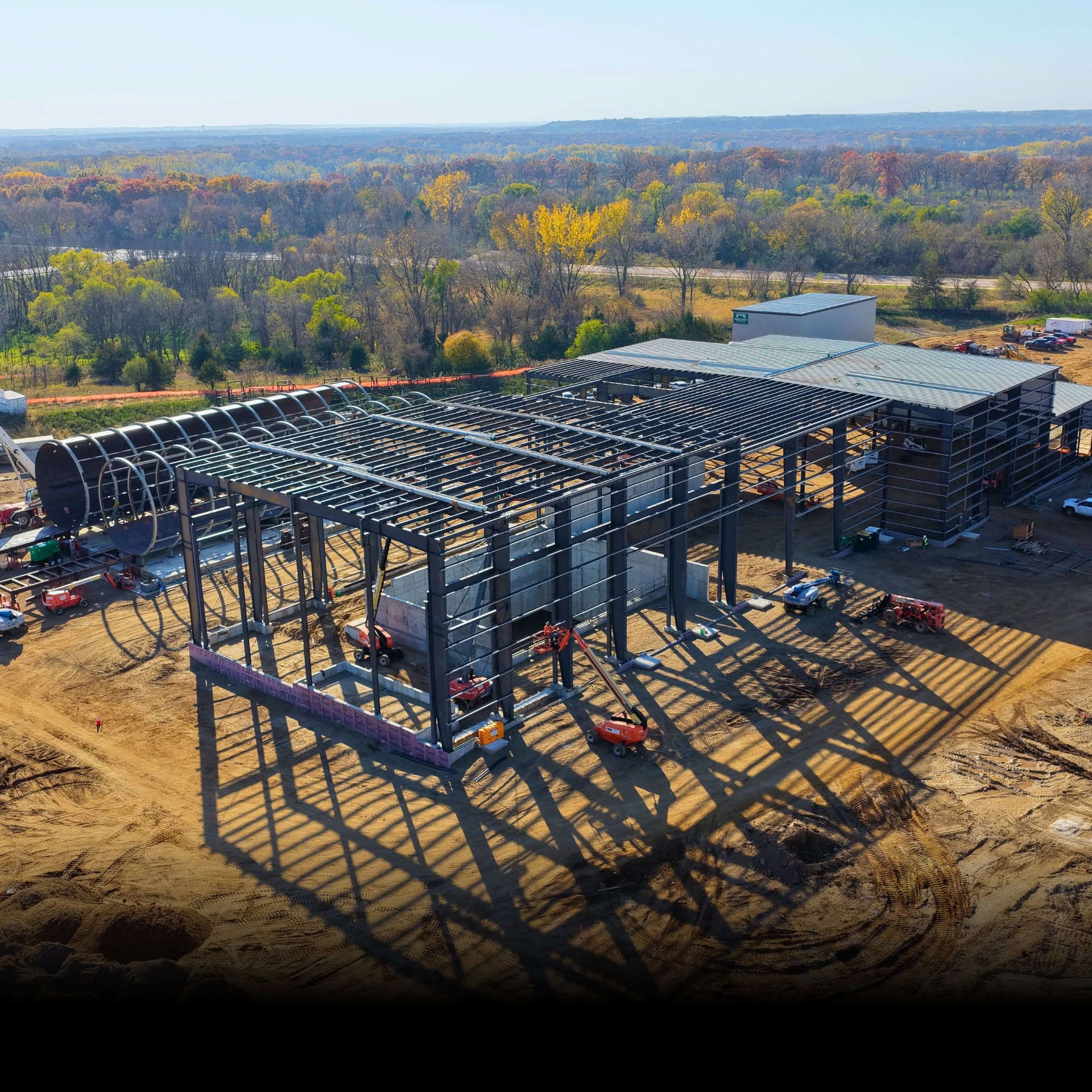 Dem-Con Digester Facility Industrial Construction Progress