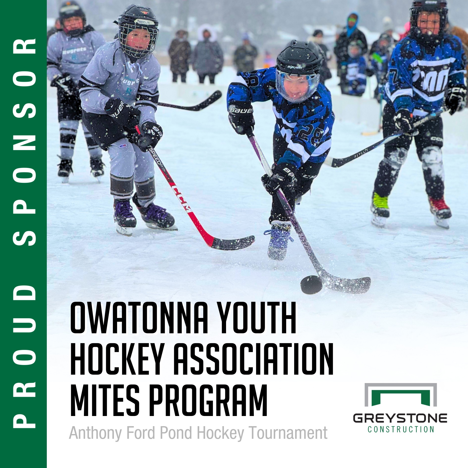 Greystone Supports Owatonna Youth Hockey at Anthony Ford Tournament