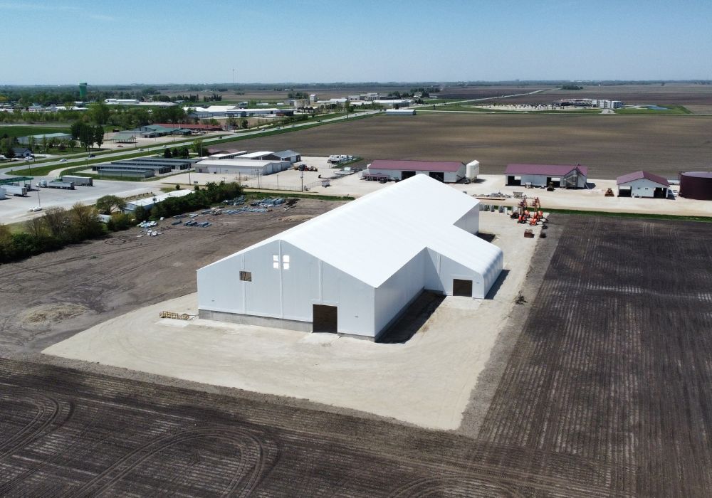 Greene County, Jefferson, Iowa Dry Fertilizer Storage