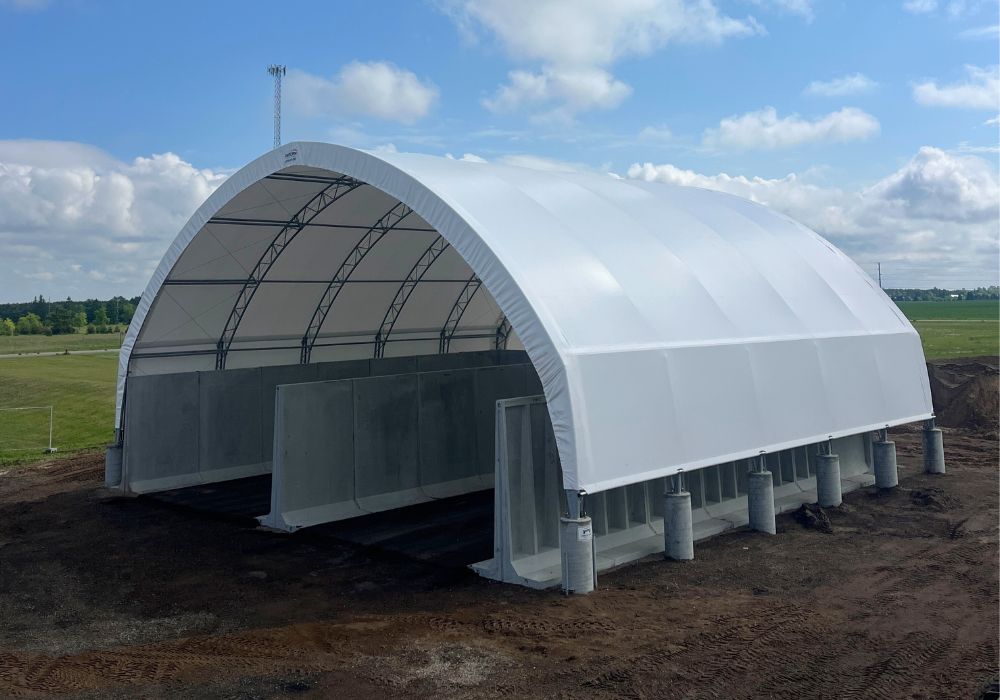 Otter Tail County, Perham, Minnesota Salt Storage Dome