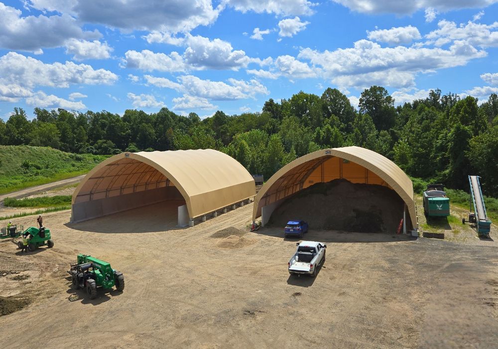 Upper Marlboro, Maryland Fabric Dirt Storage Building