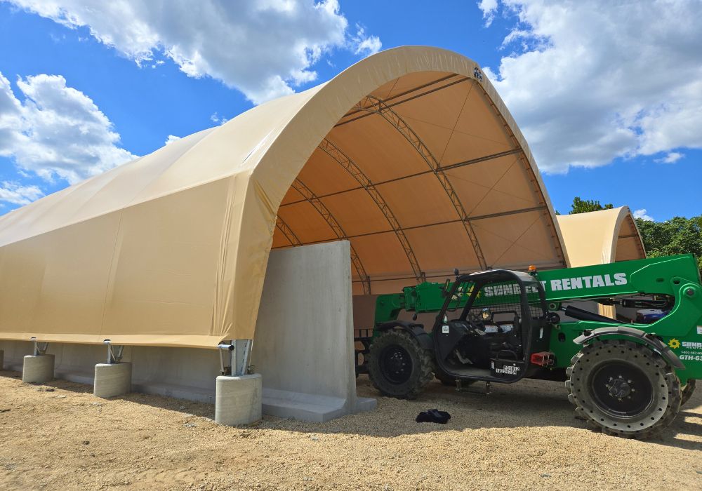 Upper Marlboro, Maryland Fabric Dirt Storage Building