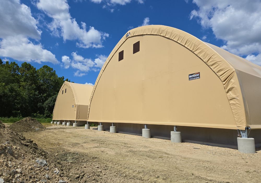 Upper Marlboro, Maryland Fabric Dirt Storage Building