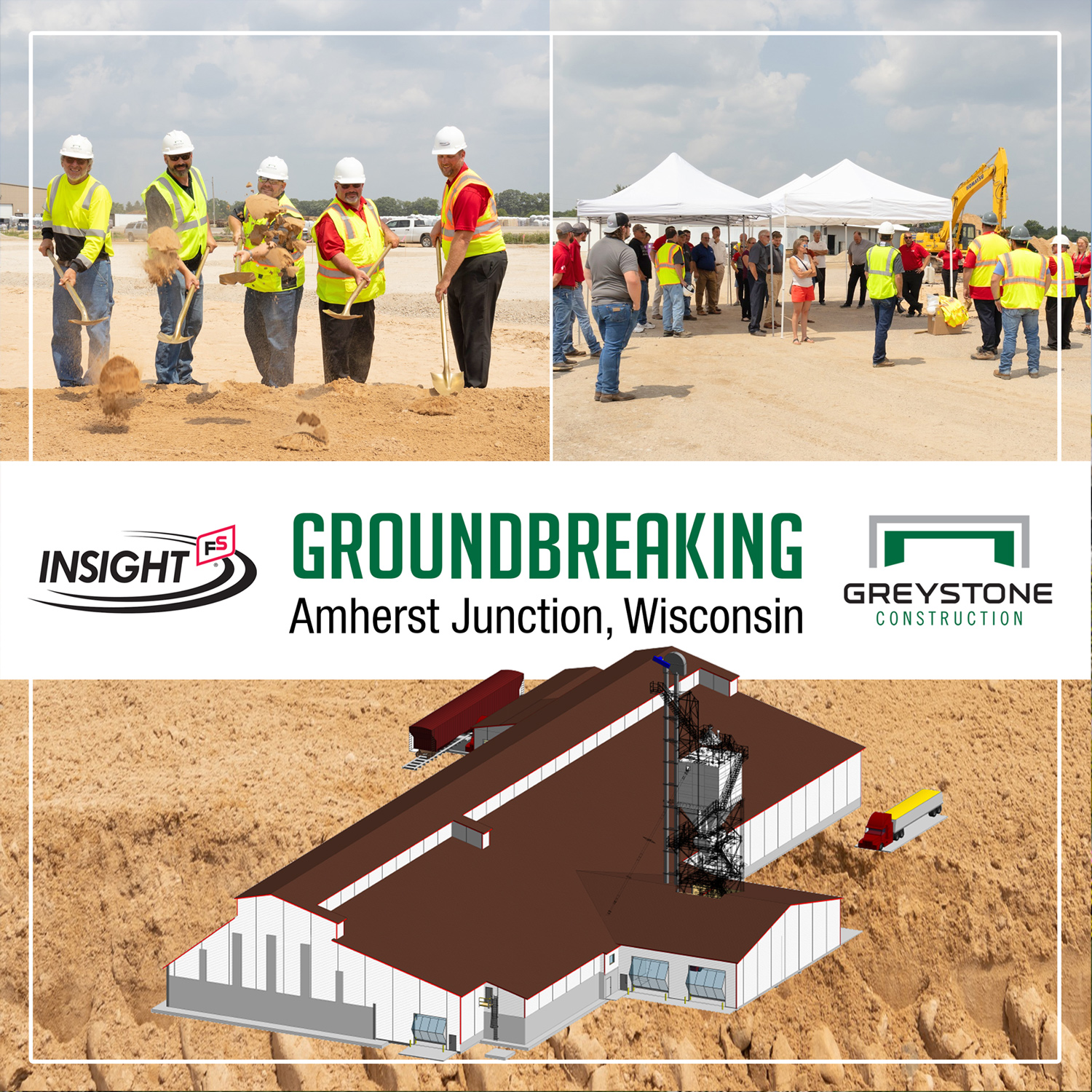 Insight FS Breaks Ground in Amherst Junction, WI