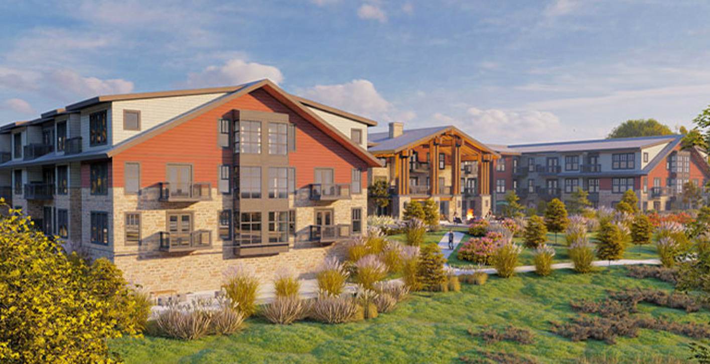 Illustration of Newgreystone Apartment Construction
