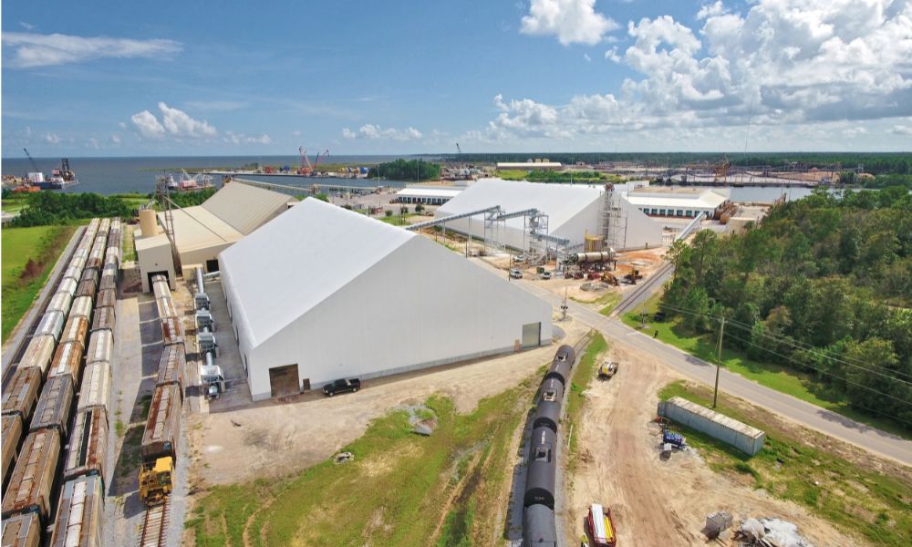 Fabric building Conroe, Texas 