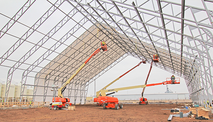 fabric buildings cost