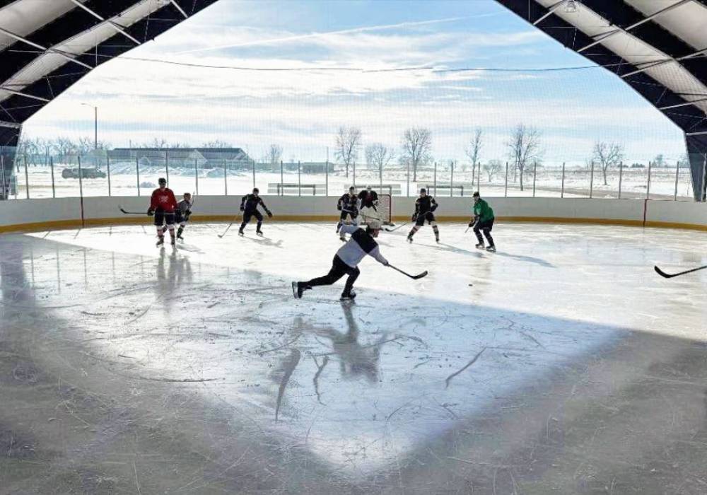 Outdoor Covered Ice Rinks