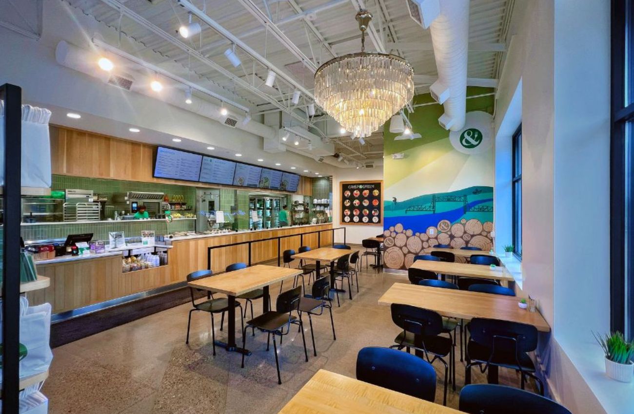 restaurant build out crisp and green