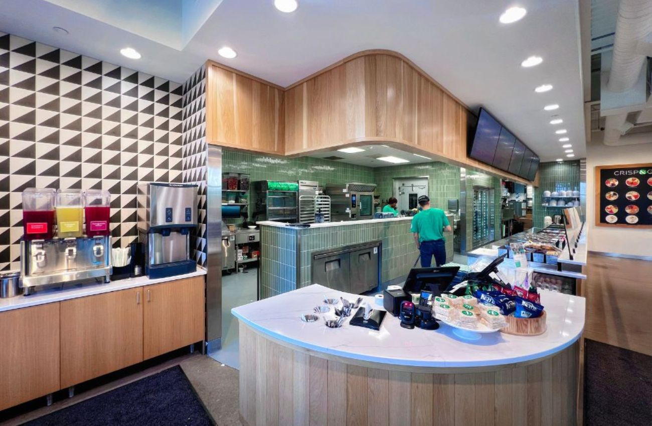 restaurant build out crisp and green