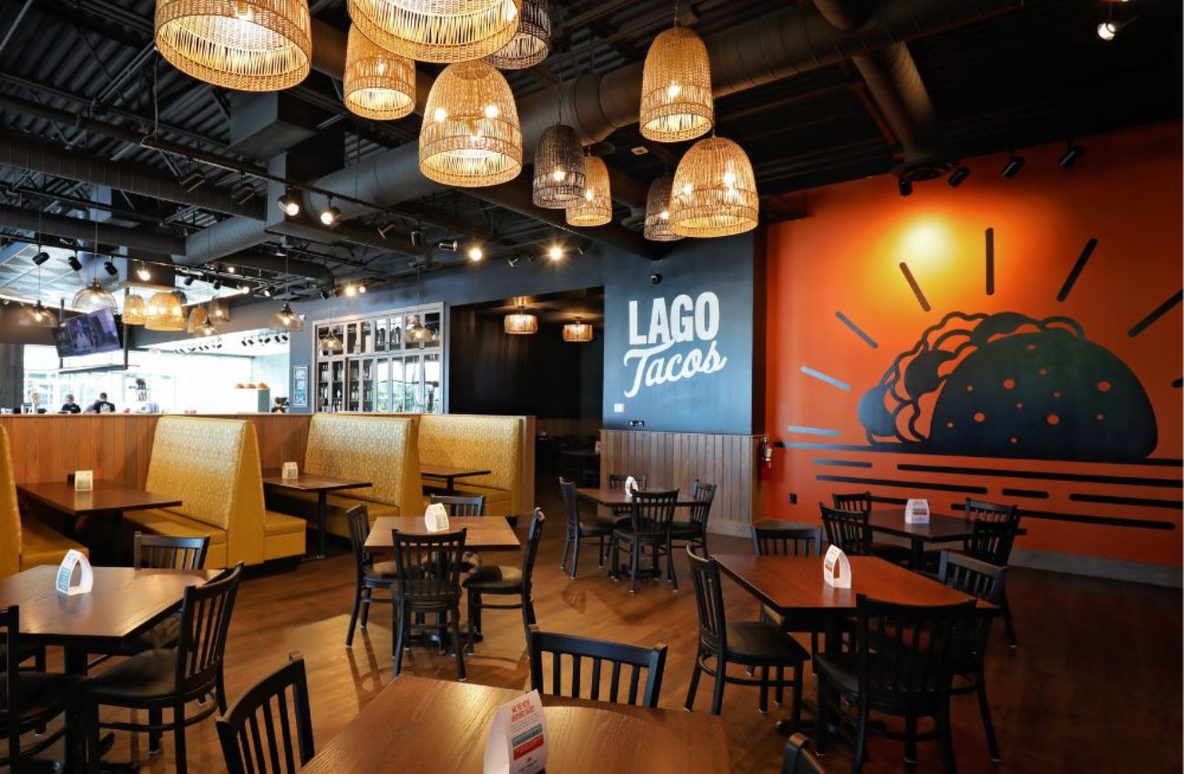 restaurant build out lago tacos