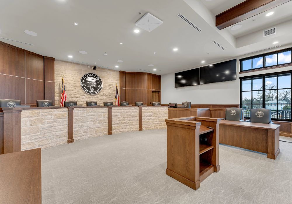 Burnet Texas City Hall Construction