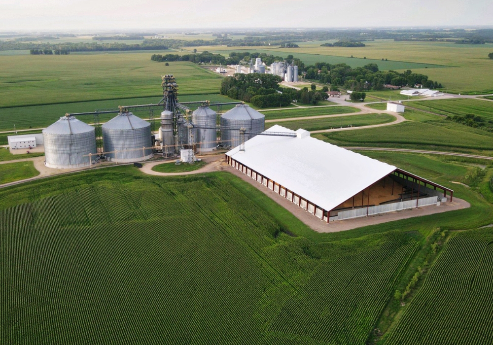 Crystal Valley Flat Grain Storage Building Hope, Minnesota