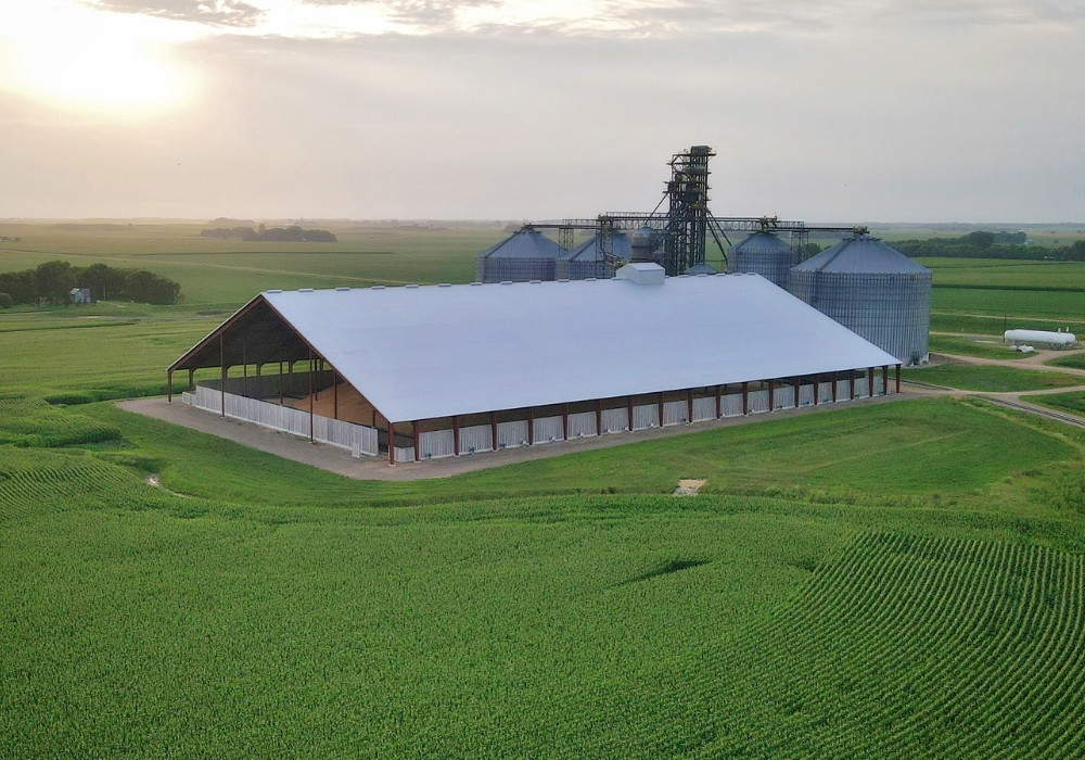 Crystal Valley Flat Grain Storage Building Hope, Minnesota