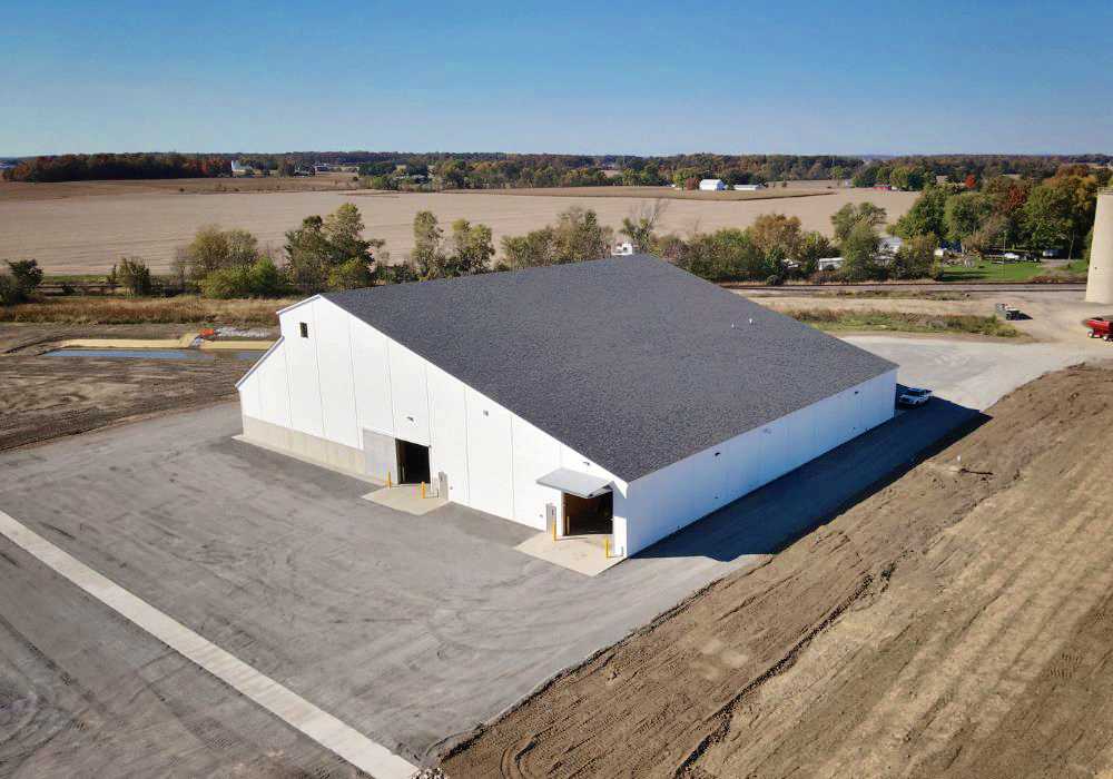 Legacy Farmers Cooperation Dry Bulk Fertilizer Storage Mount Cory Ohio