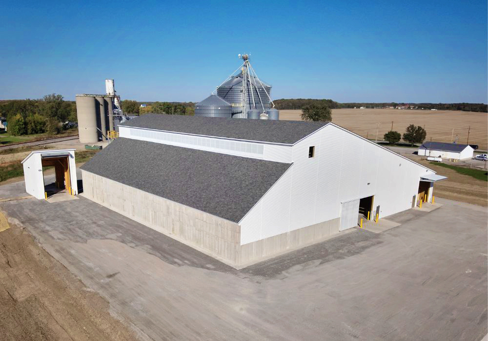 Legacy Farmers Cooperation Dry Bulk Fertilizer Storage Mount Cory Ohio