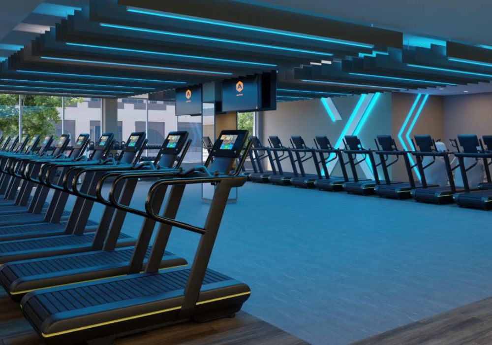 Life Time Fitness Indoor Training Facility